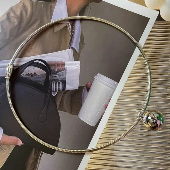 💎HP‼️💋 Gorgeous Titanium steel Silver-toned Double-layered Chain necklace rock - Picture 7 of 8